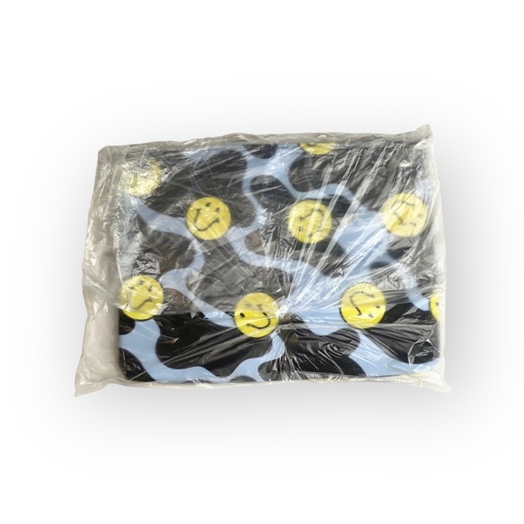 VHTF: Valfre ☻︎ Serotonin Smiley Face Purse ☻︎ Chain Strap ☻︎ Black Vegan Suede - Picture 12 of 16